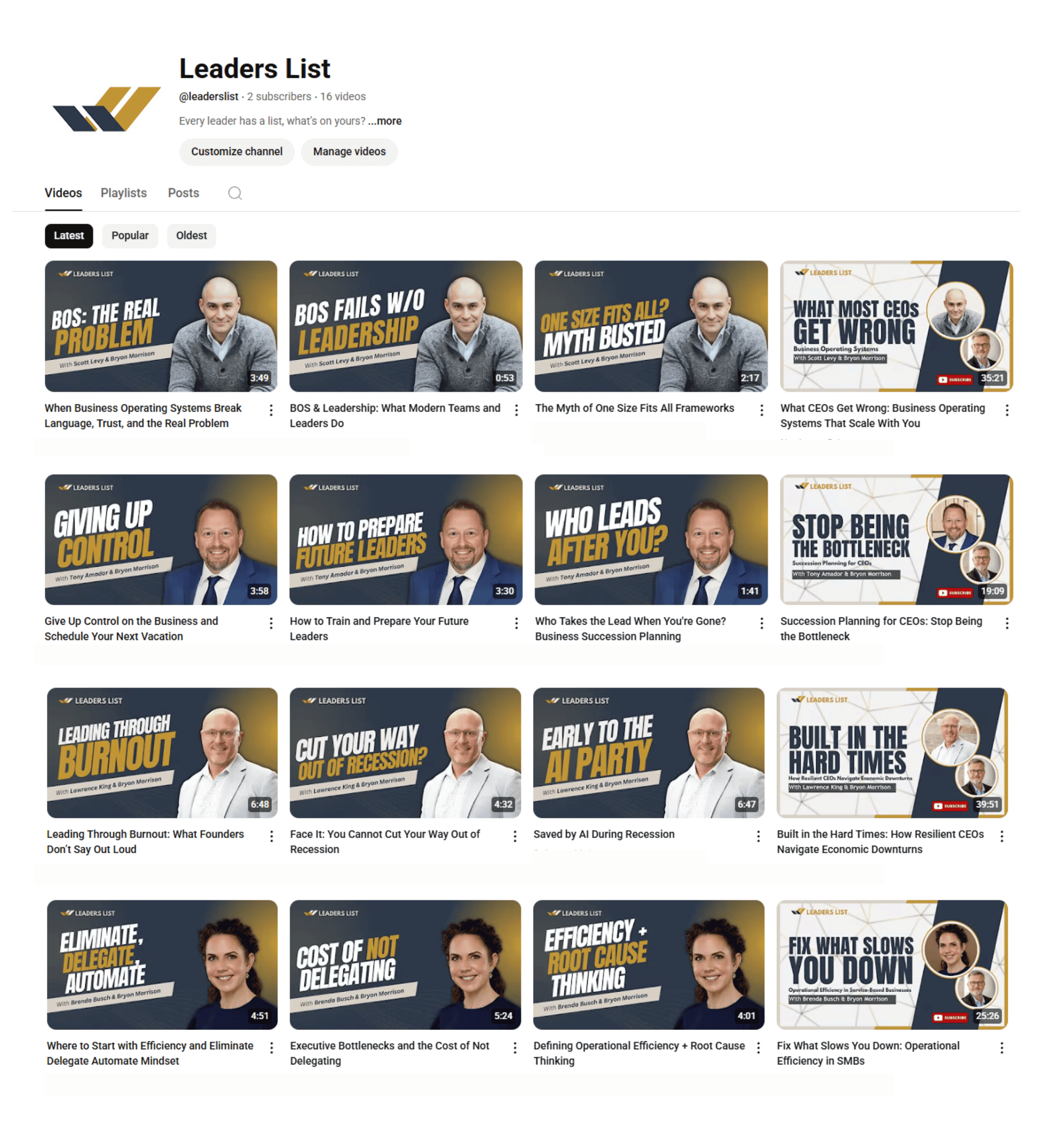 Leaders List Show podcast